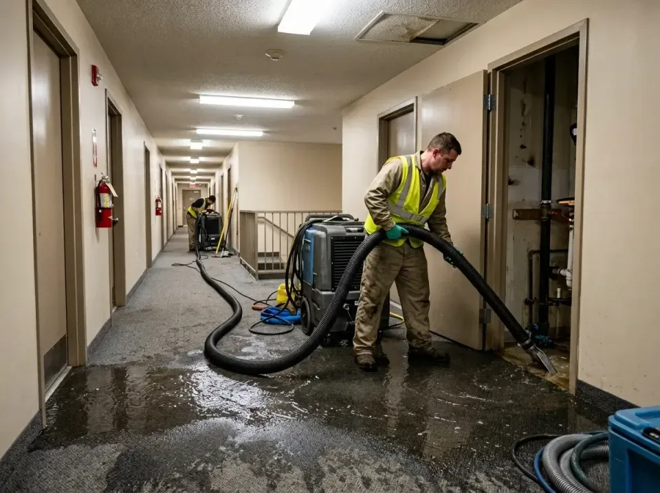 multi-unit-apartment-hallway-f-005 — frequently asked questions, Emergency Burst Pipe Water Extraction & Removal in Nuevo, CA